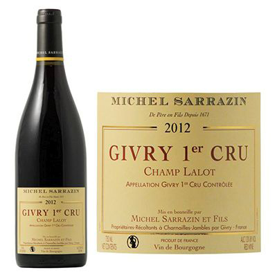 Sarrazin - Champ Lalot, Givry Premier cru